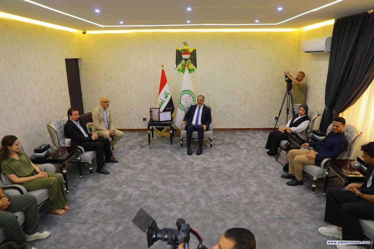 المبرقع يقدم منحة مهرجان العراق السينمائي الدولي لأفلام الشباب